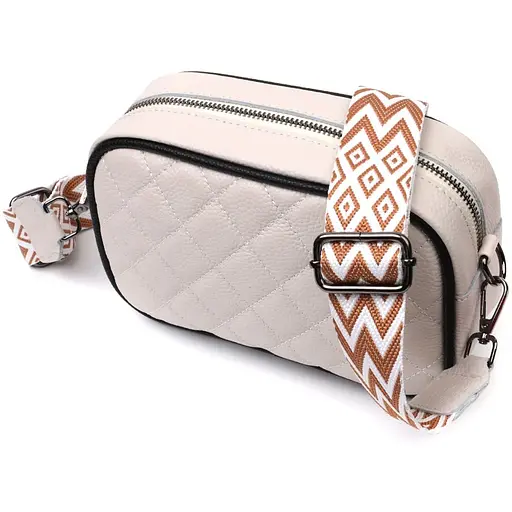 Женская сумка Vintage через плечо на одно отделение из натуральной кожи 21х14х8 см sum0029033 - фото 1