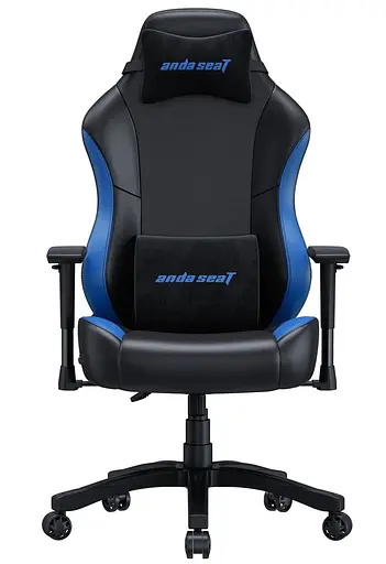 Ігрове крісло Anda Seat Luna Color Size L Black/Blue (AD18-48-BS-PV) - фото 3