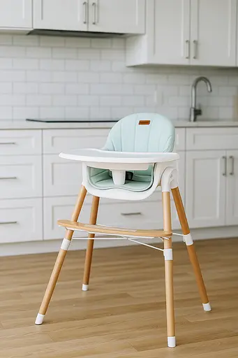 Стул для кормления ребенка FreeON TIN White-Mint - фото 4