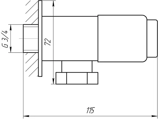 Кран-дозатор для унітазу Tremolada Tremo-472, Хром - фото 2