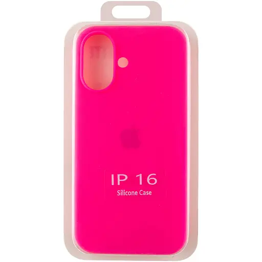 Чохол Silicone Case Full Protective (AA) для Apple iPhone 16 (6.1) Рожевий / Barbie pink - фото 7