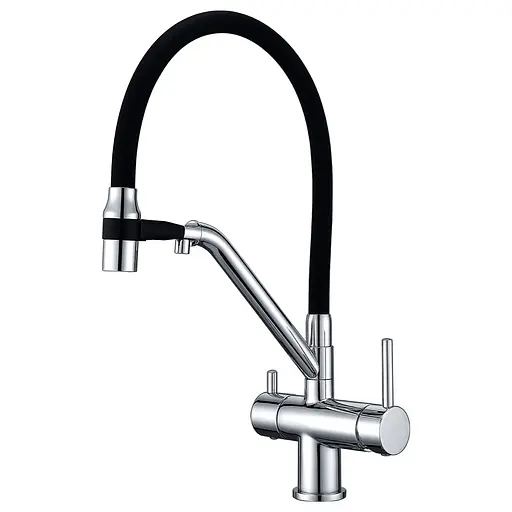 Смеситель для кухни на две воды Gappo G4398-80 хром - фото 1