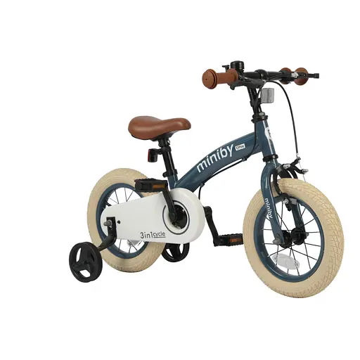 Велосипед-биговел Qplay Miniby 3в1 12" Grey-Blue (CB02MiniBy12Grey-Blue)