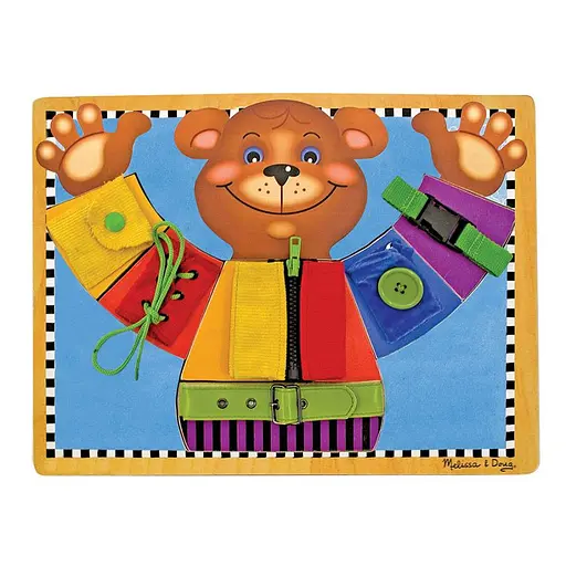 Розвиваюча іграшка Melissa & Doug Дерев’яна дошка з застібками (SM93464/6075184)