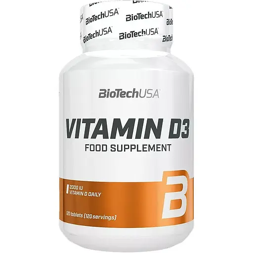 Витамин BiotechUSA Vitamine D3 120 таблеток - фото 1