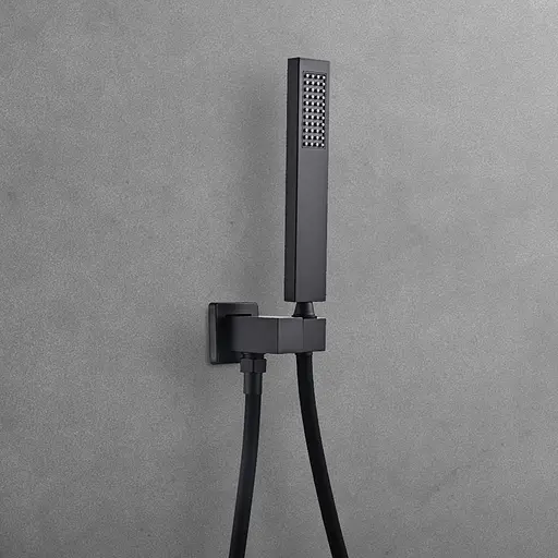 Душова система прихованого монтажу з термостатом для душу Nett TSB-473, Чорний - фото 4