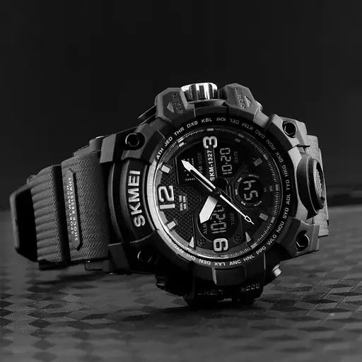 Чоловічий спортивний годинник Skmei 1327 Hamlet (Чорний) - фото 6