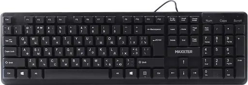 Клавиатура Maxxter KBM-U01-UA Black