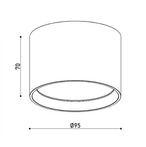 Світильник точковий Kloodi KD-RONDO95 9W 4K WH - фото 3