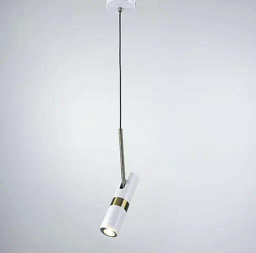 Білий поворотний підвісний світильник Line.F S 166/1 WT - фото 3