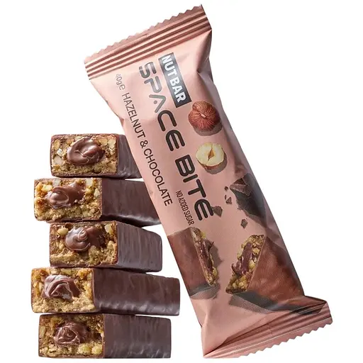 Батончик Spacefood Space Bite Nut Bar, 40 грамм - Шоколад-фундук - фото 1