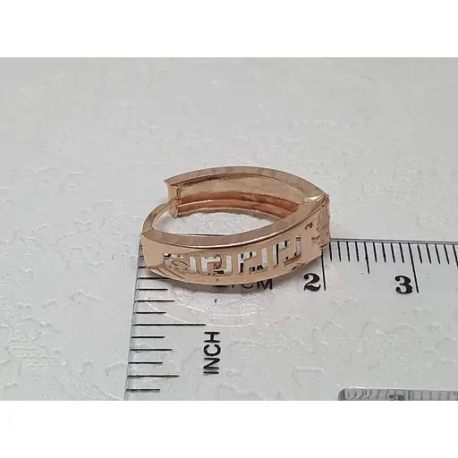 Золоті сережки Favoritum 2 в 1 з алмазною гранню. 2543 - фото 7