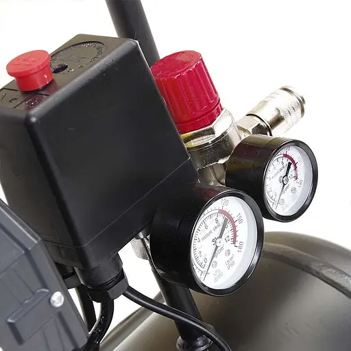 Компресор двоциліндровий безмасляний Apro OFE-24 1,5 кВт 240 л/хв 24 л 30412 - фото 8