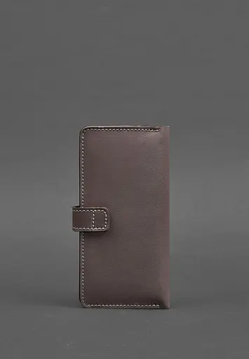 Кожаное женское портмоне 7.0 темно-бежевое. - фото 6