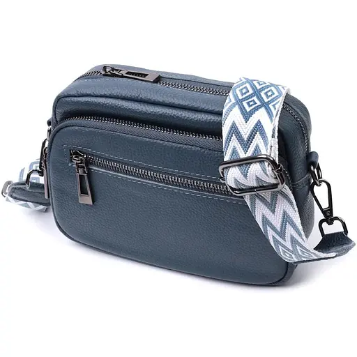 Кожаная женская сумка Vintage 21х14х8 см sum0026589 - фото 1