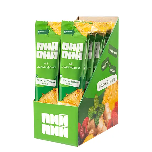 Концентрат напою Пий пий «Чай мультифрукт» пастеризований  - фото 3