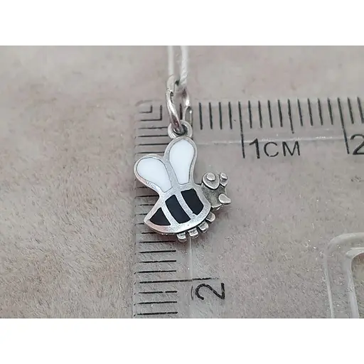 Серебряная подвеска Tango Пчелка с эмалью. 130254а - фото 3