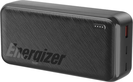 Зовнішній акумулятор Energizer UE30055PQ 30000mAh 20W + QC22.5W чорний - фото 4