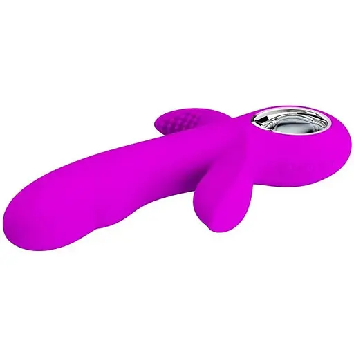 Вибратор с клиторальным и анальным стимуляторами Pretty Love-Humphray, BI-014603, Фиолетовый - фото 4