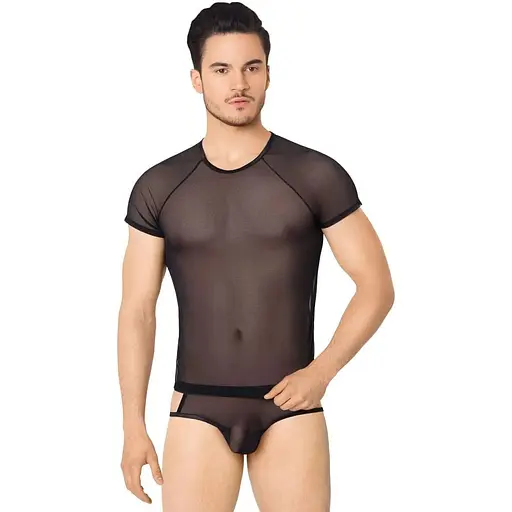 Комплект білизни Shirt and Shorts 4607 XL чорний