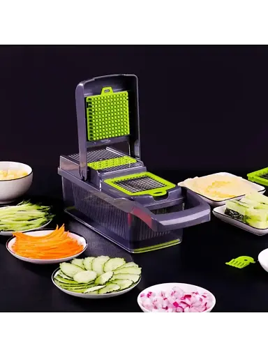 Багатофункціональна овочерізка Safe slice mandoline 16 в 1 - фото 2