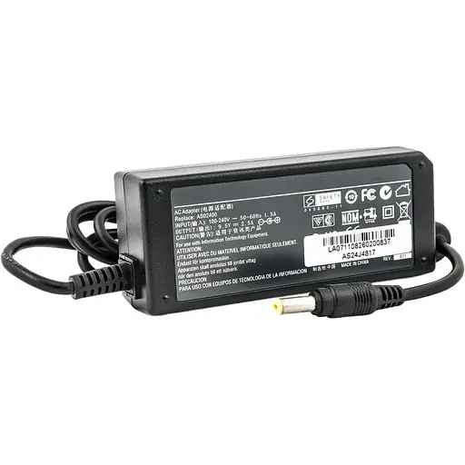 Блок живлення для ноутбуків PowerPlant ASUS 220V, 9.5V 24W 2.5A (4.8*1.7)