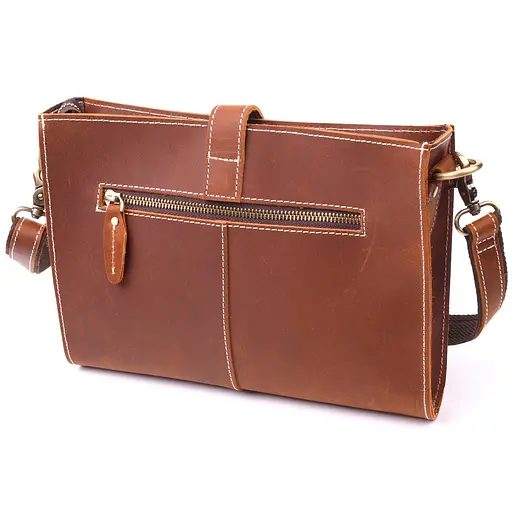 Кожаная сумка женская Vintage 17х20х6 см sum0022420 - фото 2