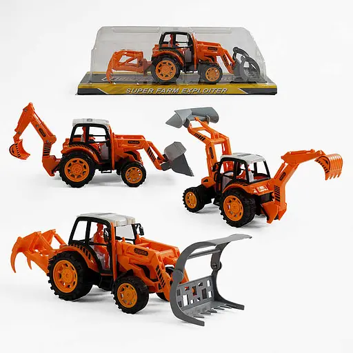 Трактор, инерция, навесное оборудование, подвижные элементы (В ассортименте) - фото 2