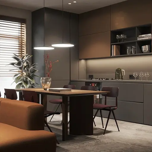 Підвісний Led світильник на 3 режими освітлення у двох розмірах Line.F Діаметр 30см - фото 11