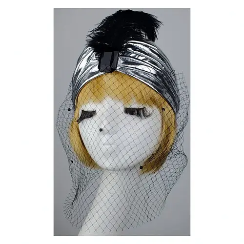 Чалма Дафна з вуаллю - фото 1