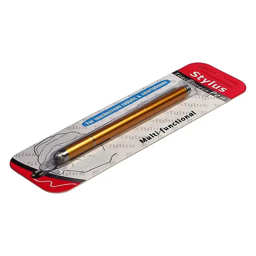 Стилус емкостный, высокоточный Jot Pro со съемной микроволоконной насадкой, алюминиевый, золотистый - фото 3