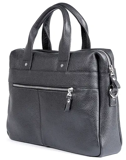 Чоловіча шкіряна сумка SHVIGEL 38х26х7-10 см sum0012577 - фото 4