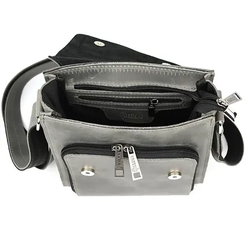 Кожаная сумка-планшет через плечо Tarwa 26х22х6 см sum0028323 - фото 8