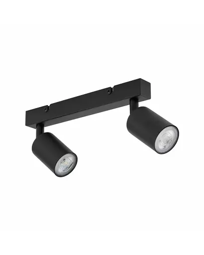 Світильник поворотний, спот TK Lighting 6175 Top GU10 2x10W IP20 Bk - фото 1