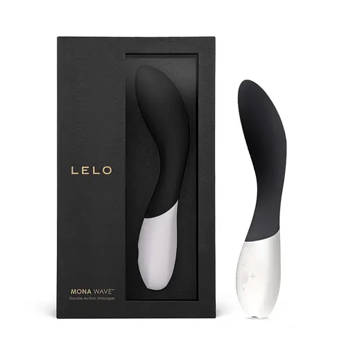 Вібратор Lelo Mona Wave 19.5 см чорний - фото 4