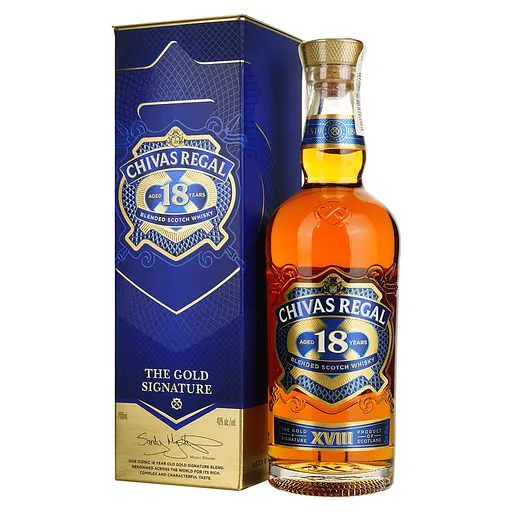 Віскі Chivas Regal 18 років Gold Signature, 40%, 0,7 л (655799)
