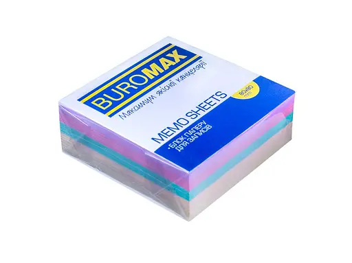 Блок бумаги для заметок Декор, 80x80x30 мм, склеенный, 2 шт. в упаковке