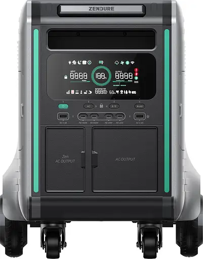 Зарядна станція Zendure SuperBase V6400 (6438 Вт/м) 3800Вт UPS Semi-Solid GridFlow WIFI/BT - фото 4