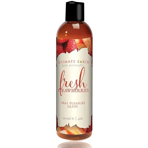 Лубрикант на водній основі Intimate Earth Natural Flavors полуниця 120 мл