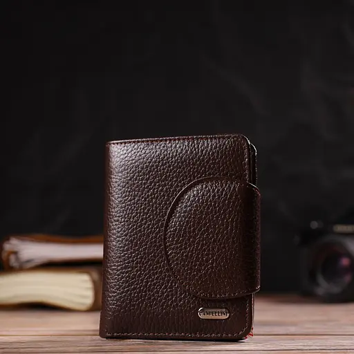 Жіночий шкіряний гаманець Canpellini 9х11.7х1 см acs0025503 - фото 6