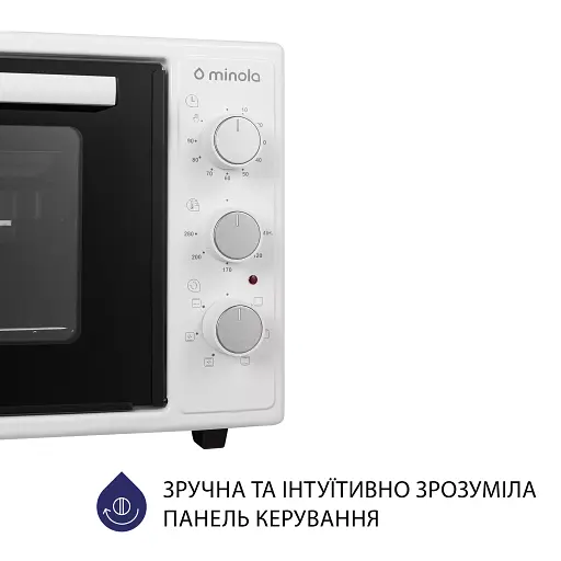 Електрична піч Minola FOET 4815 WH - фото 3