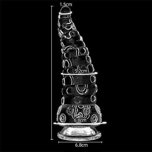 Анальный стимулятор на присоске в виде осьминога XXL 23*6.8 см - Анальные игрушки - фото 3