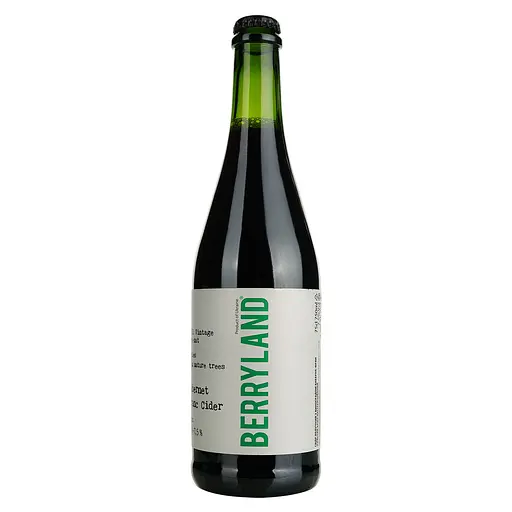 Сидр Berryland Лавка Традицій Cabernet Franc яблуко-виноград ігристий брют 7.5% 0.75 л - фото 3