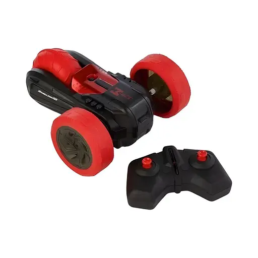 Трюкова машинка на радіокеруванні, 2.4G, акумулятор, 17 см, підсвітка, гумові колеса - фото 2