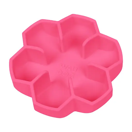 Миска для медленного питания Waudog Silicone 750 мл розовый - фото 5