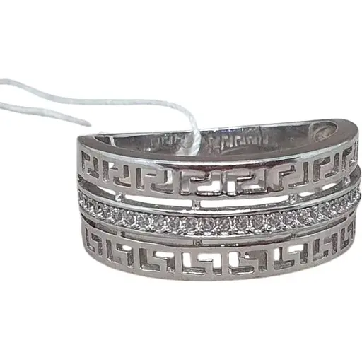 Срібне кільце Silvex 925 з фіанітами. К2Ф/461 17,4