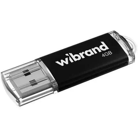 Флеш накопитель USB 4Gb Wibrand Cougar черный USB 2.0 (WI2.0/CU4P1B) - фото 1