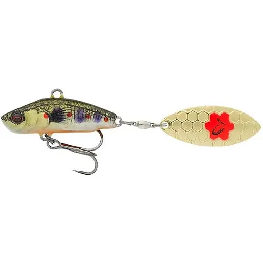 Тейл-спінер Savage Gear 3D Sticklebait Tailspin 80mm 18.0g Золото (1013-1854.44.03)