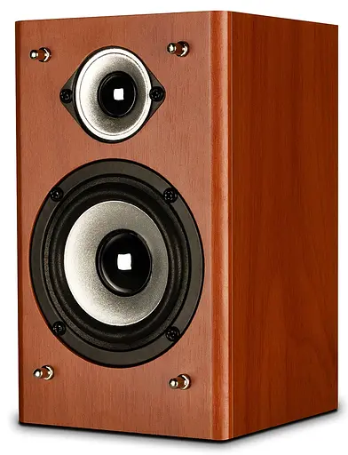 Колонки 2.0 Gemix TF-5 Cherry 2 x 5 Вт МДФ питание от сети 220V управление сзади - фото 4