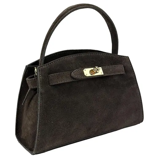 Сумка классическая небольшая замшевая Firenze Italy F-IT-8877DB